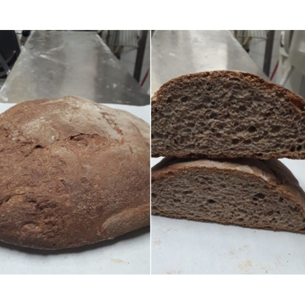 pane con farina tipo 2 di ben 4 grani antichi (verna,frassineto,autonomia,abbondanza)
