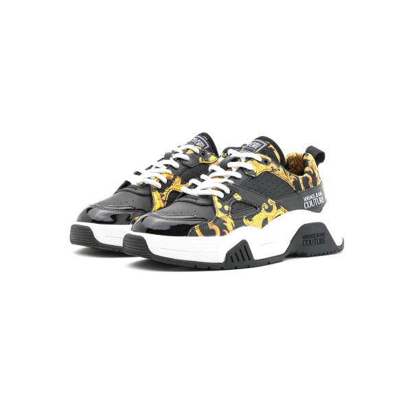 SNEAKERS STARGAZE STAMPA LOGO BAROQUE NERA – VERSACE JEANS COUTURE