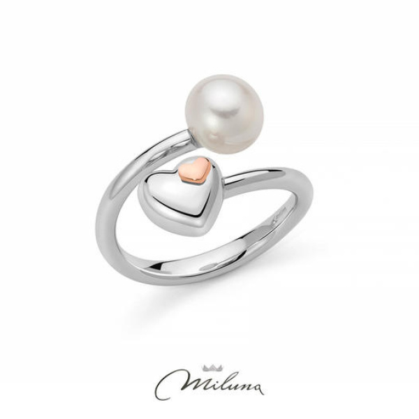 Miluna: La Collezione Romantica mostra il cuore di ogni donna e lo impreziosisce di perle e oro rosa 9Kt.