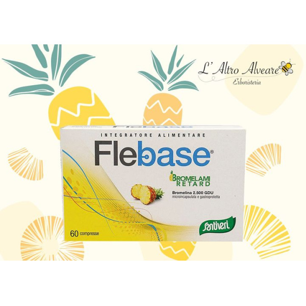 Flebase è un'integratore alimentare a base di Bromelina, Artiglio del diavolo e Boswellia.
Utile nella ritenzione idrica, nei problemi del microcircolo e dolori agli arti inferiori