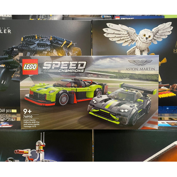LEGO Speed Champions 76910 Aston Martin Valkyrie AMR Pro e Aston Martin Vantage GT3