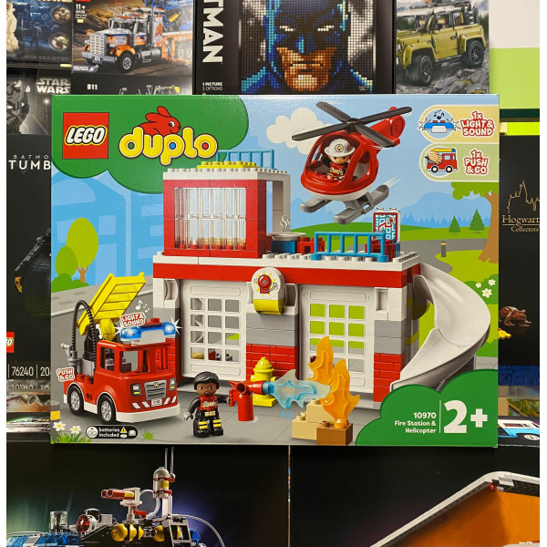 LEGO Duplo 10970 Caserma dei Pompieri ed elicottero
