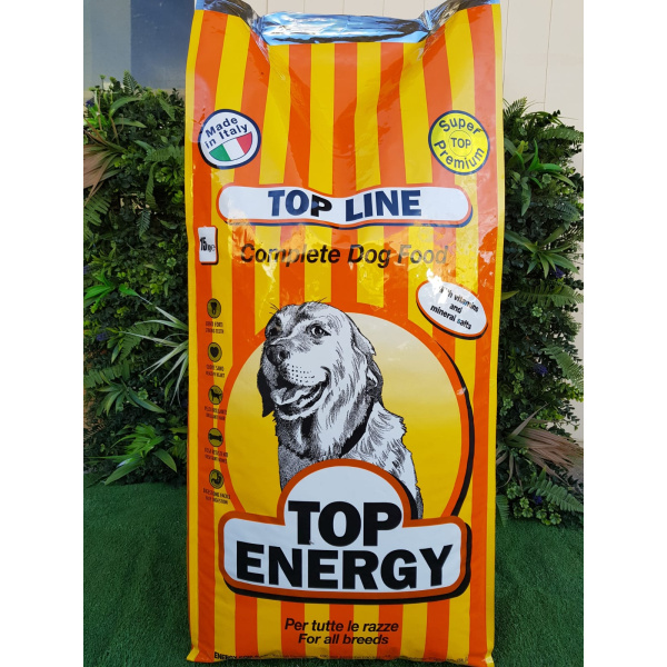Top Energy
L’alimento ideale per il cane
con una normale o intensa
attività fisica.
