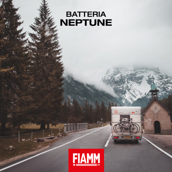 Con le batterie FIAMM #Neptune puoi alimentare in modo affidabile i componenti elettrici essenziali quali l’illuminazione interna ed il frigorifero, ma anche quelli accessori come ad esempio la televisione, il computer o il microonde
