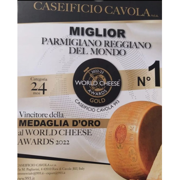 New entry!!!!!
Vincitore della medaglia d'oro al world cheese awards 2022!!
Caseificio cavola